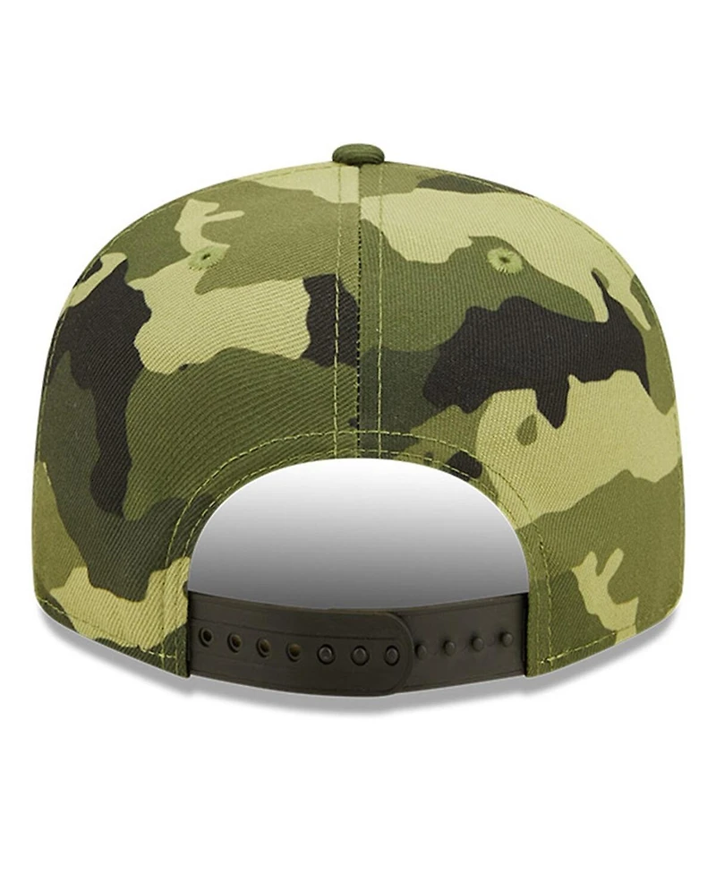 Men's New Era Camo Chicago White Sox 2022 Armed Forces Day 9FIFTY Snapback Adjustable Hat