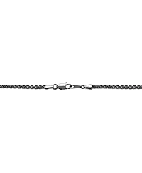 Effy Men's Black Spinel 22" Pendant Necklace in Black Rhodium-Plated Sterling Silver