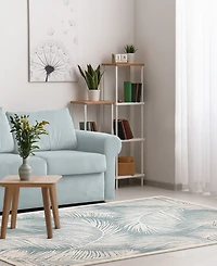 Liora Manne' Carmel Fronds 4'10" x 7'6" Outdoor Area Rug