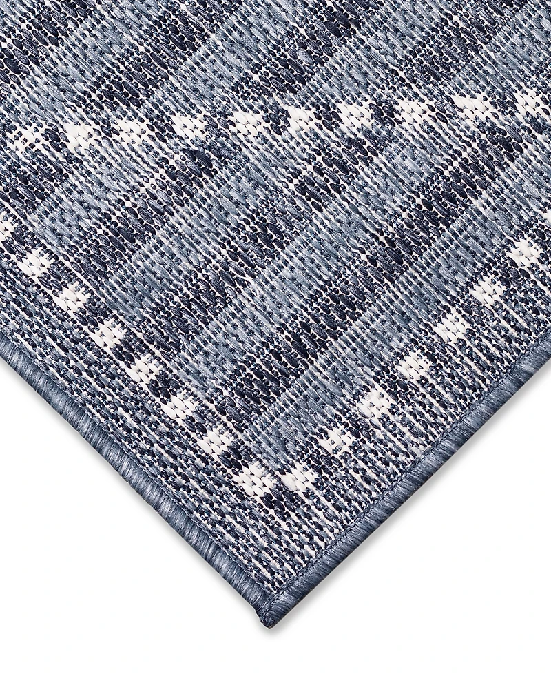 Liora Manne' Malibu Checker Diamond 3'3" x 4'11" Outdoor Area Rug