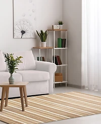 Liora Manne' Aruba Faded Stripe 5' x 7'6" Area Rug