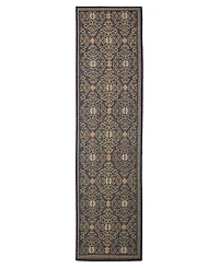 Liora Manne' Patio Suzani Diamonds 1'11" x 7'6" Runner Outdoor Area Rug