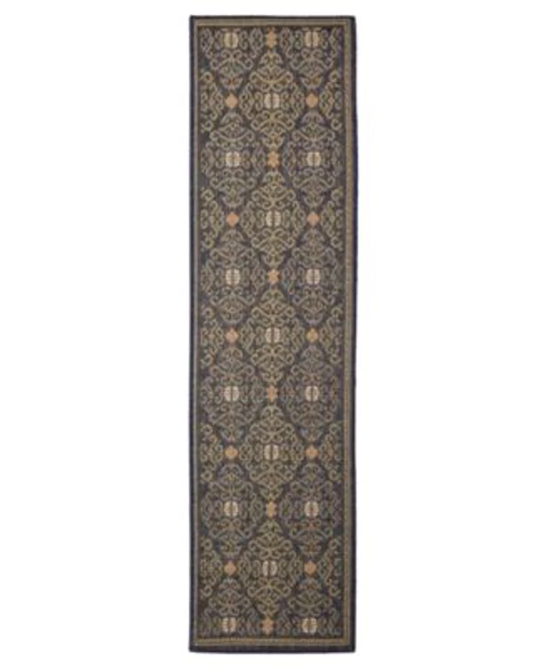 Liora Manne Patio Suzani Diamonds Area Rug