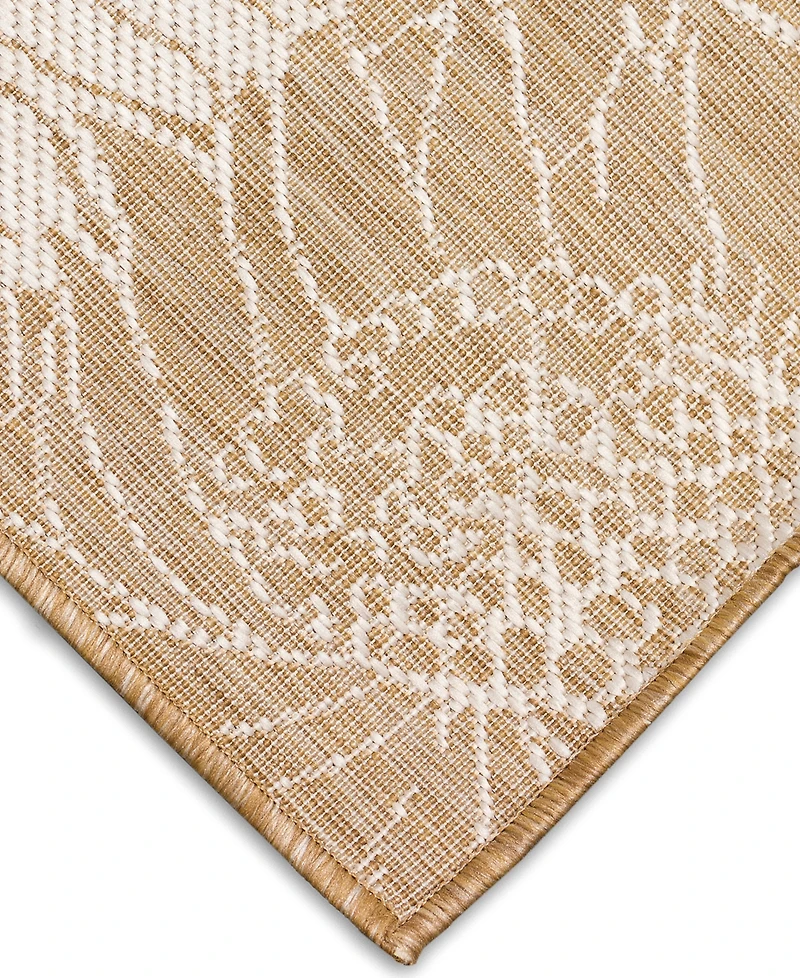 Liora Manne' Carmel Sunflower Field 3'3" x 4'11" Outdoor Area Rug