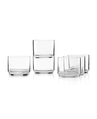 Lenox Tuscany Classics Stackable Short Glasses Set, 6 Piece