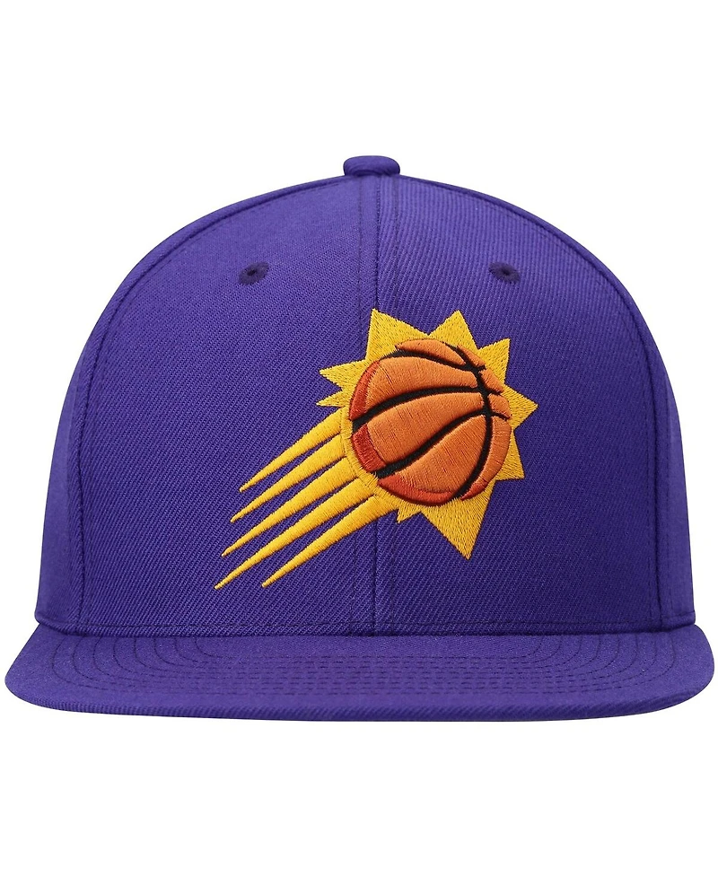 Men's Mitchell & Ness Purple Phoenix Suns Ground 2.0 Snapback Hat