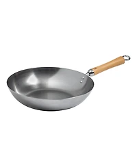 Joyce Chen Classic Series Carbon Steel Stir Fry Pan with Birch Handle, 12"