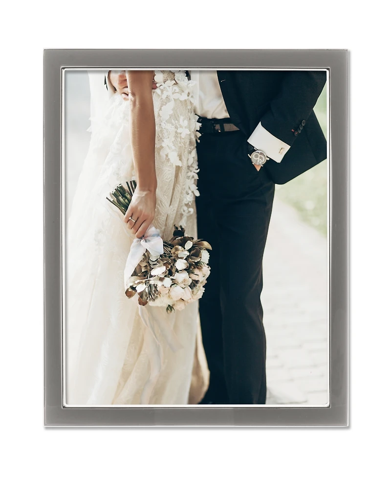 Metal and Enamel Picture Frame, 8" x 10"