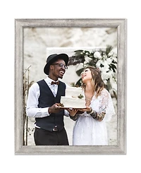 Classic Bead Border Burnished Picture Frame, 8" x 10"