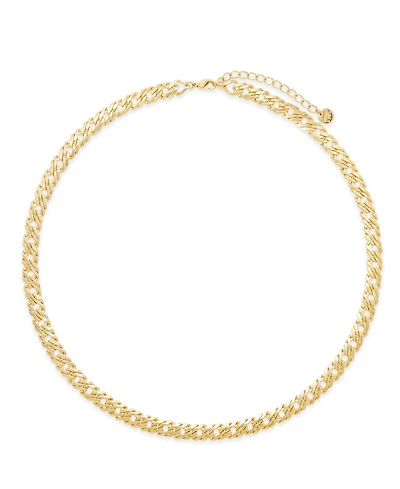 brook & york Reya Curb Chain Necklace