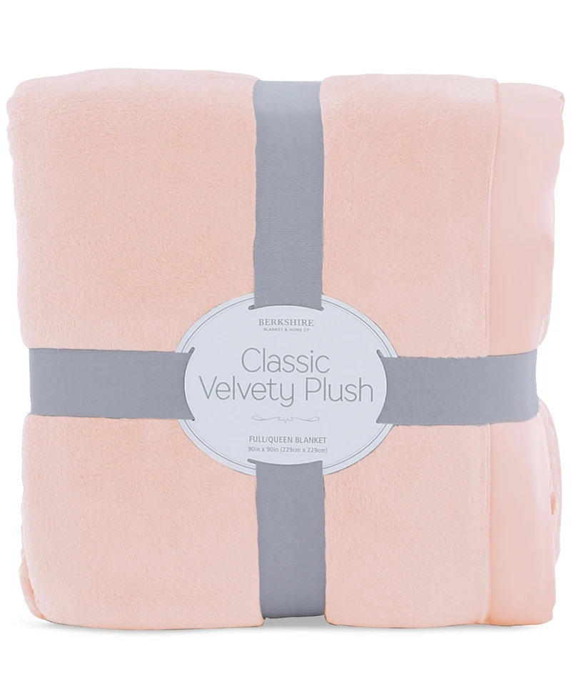 Berkshire Classic Velvety Plush Blanket, King, Exclusively at Macy's