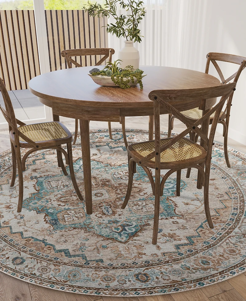 Dalyn Jericho Washable JC2 6' x Round Area Rug
