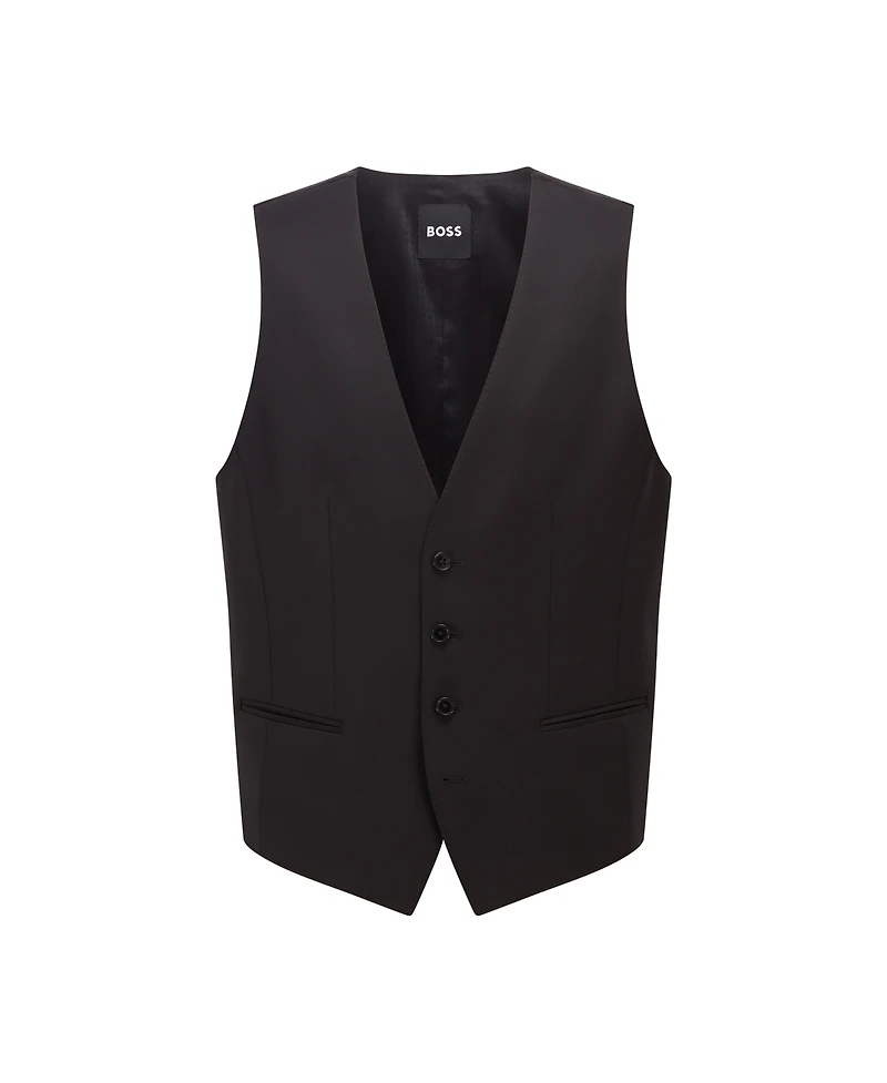 Boss Men's Single-Breasted Waistcoat
