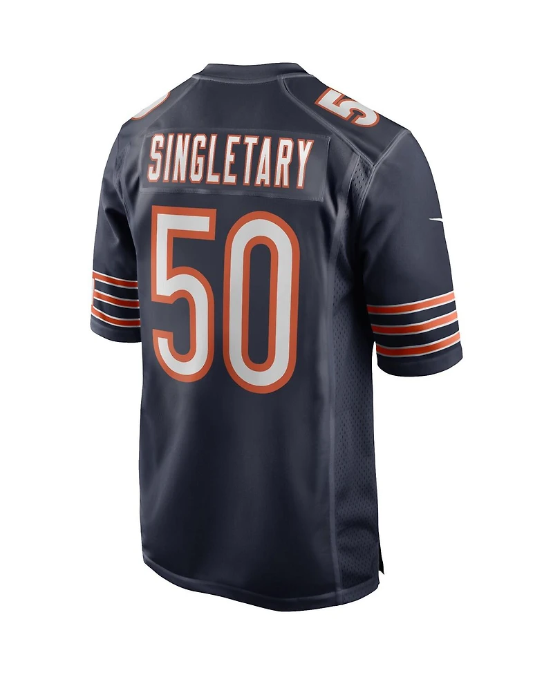 Men's Nike Mike Singletary Navy Chicago Bears Game Retired Player Jersey