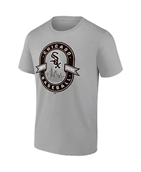 Men's Fanatics Gray Chicago White Sox Iconic Glory Bound T-shirt