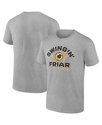 Men's Fanatics Heathered Gray San Diego Padres Iconic Go for Two T-shirt