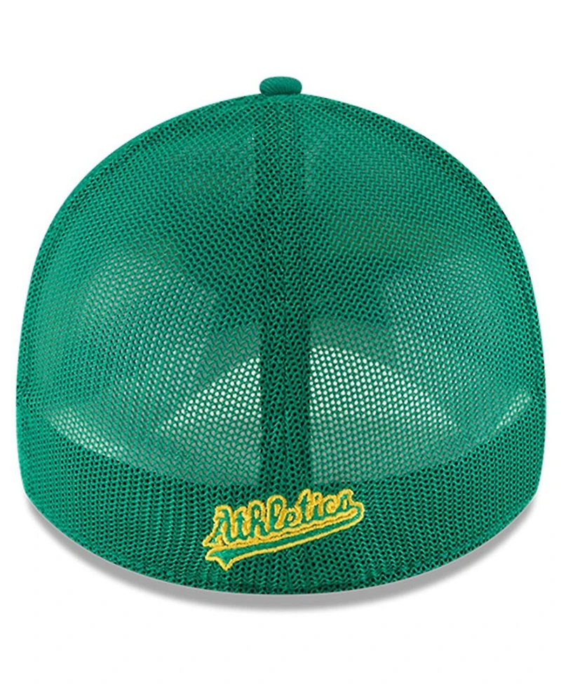 Big Boys New Era Green Oakland Athletics 2022 Batting Practice 39THIRTY Flex Hat