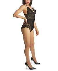 MeMoi Adalene Sheer Lingerie Bodysuit