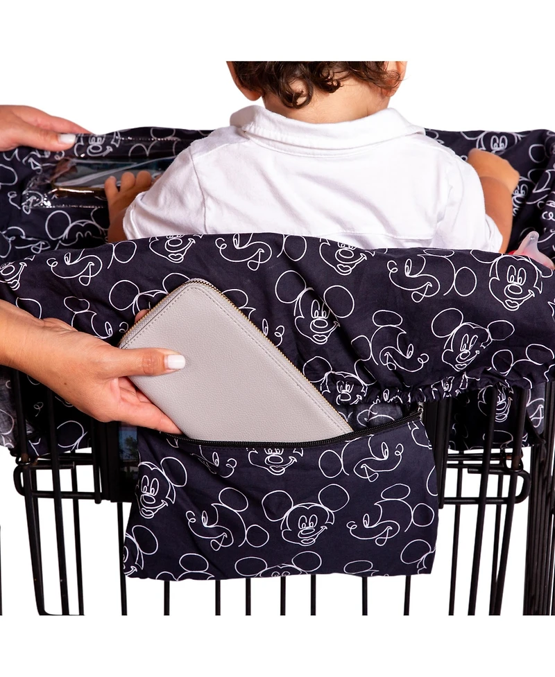 Disney Baby Shopping Cart and High Chair Cover, Mickey Mouse