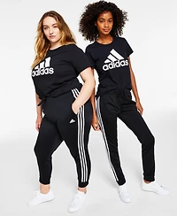 adidas Women's Essentials Warm-Up Slim Tapered 3-Stripes Track Pants, Xs-4X
