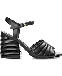Journee Collection Women's Charmaine Block Heel Sandals