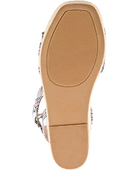 Journee Collection Women's Pearrl Platform Espadrille Wedge Sandals