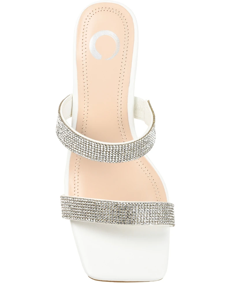Journee Collection Women's Shandee Rhinestone Sandals