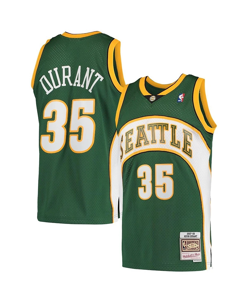Men's Mitchell & Ness Kevin Durant Green Seattle SuperSonics Hardwood Classics 2007-08 Swingman Jersey