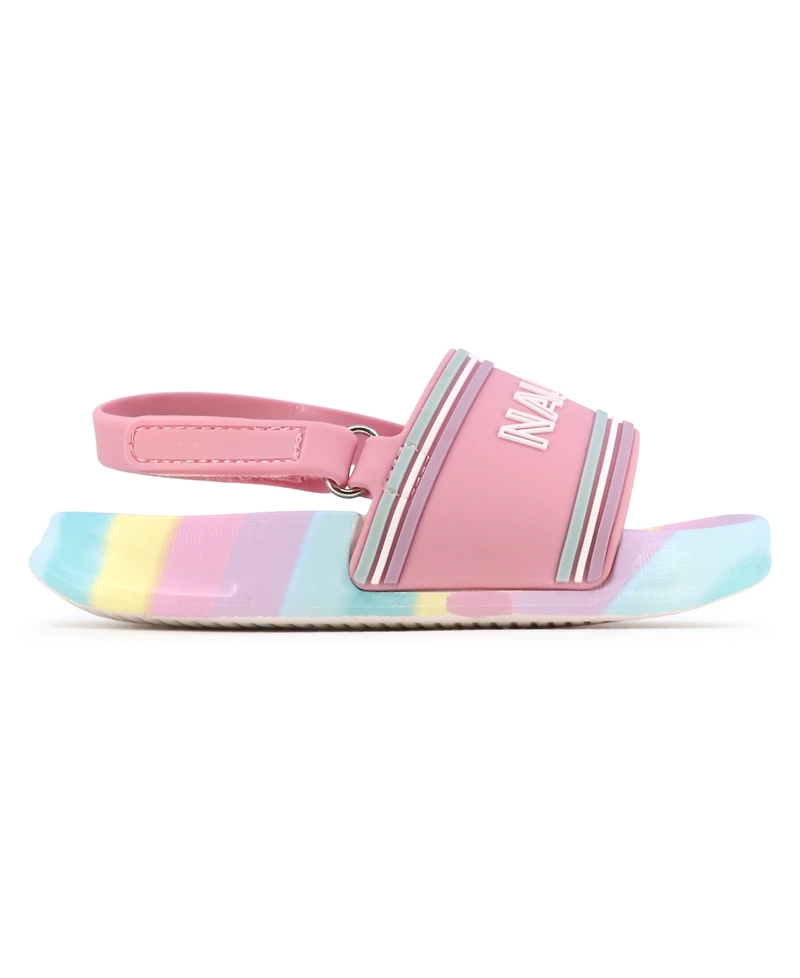 Nautica Toddler and Little Girls Luz Slide Sandals