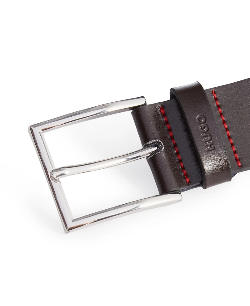 Boss Men's Giaspo Leather Dress Belt