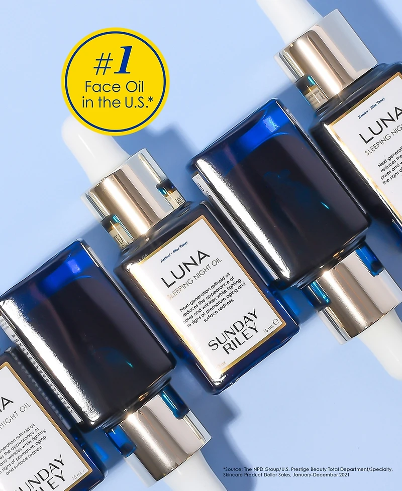 Sunday Riley Luna Sleeping Night Oil, 0.5oz.