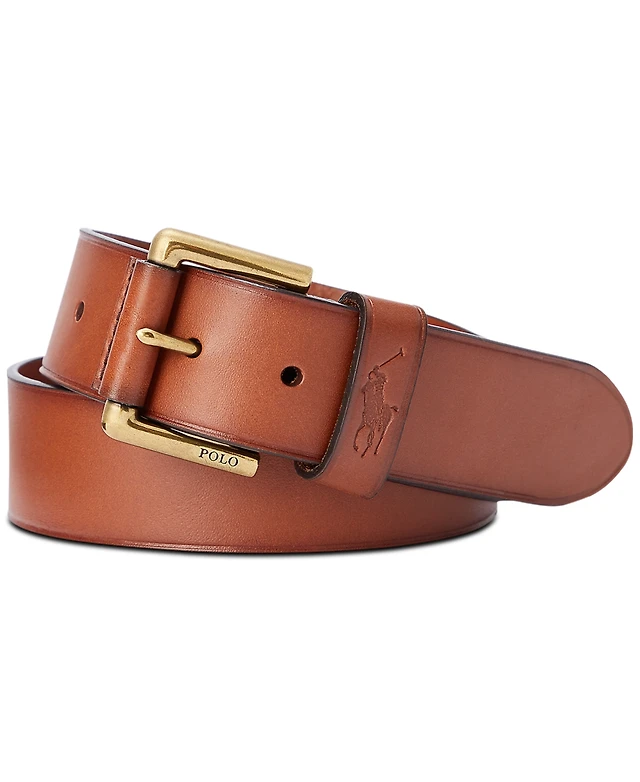 Polo Ralph Lauren Men's Leather Dress Belt MainPlace Mall