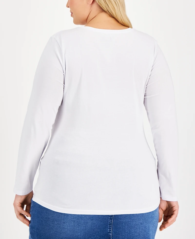 Aveto Plus Size Crewneck Top