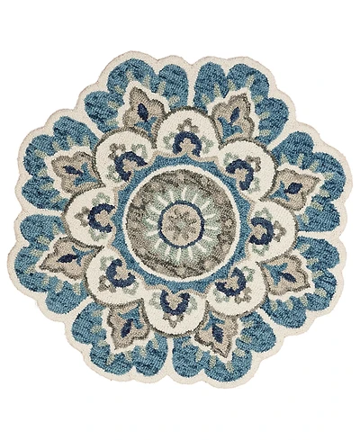 Lr Home Radiance Rdc-094 6' x 6' Round Area Rug