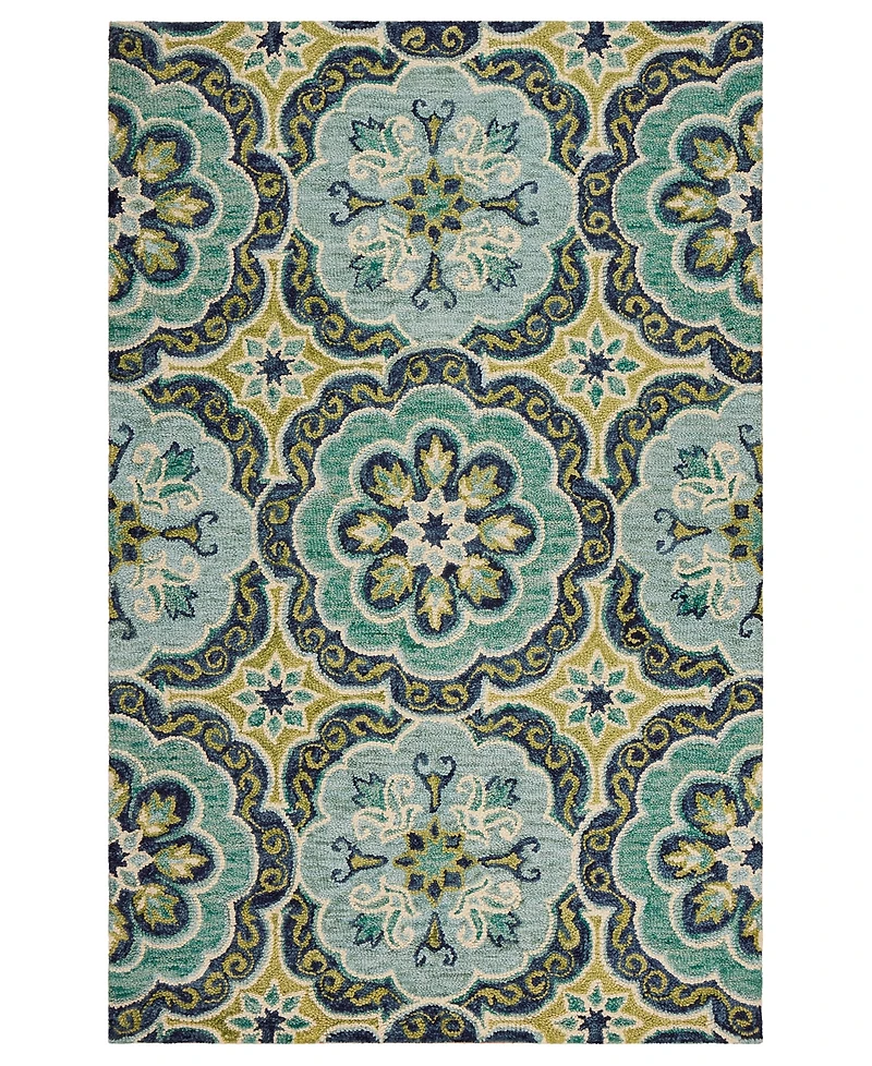 Lr Home Radiance Rdc-076 5' x 7'9" Area Rug