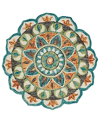 Lr Home Radiance Rdc-085 6' x 6' Round Area Rug