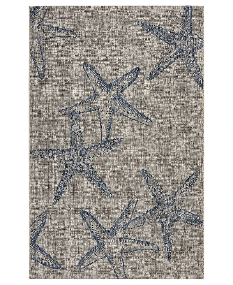 Closeout! Lr Home Nassau NASS810D 7'9" x 9'5" Outdoor Area Rug
