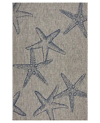 Closeout! Lr Home Nassau NASS810D 7'9" x 9'5" Outdoor Area Rug