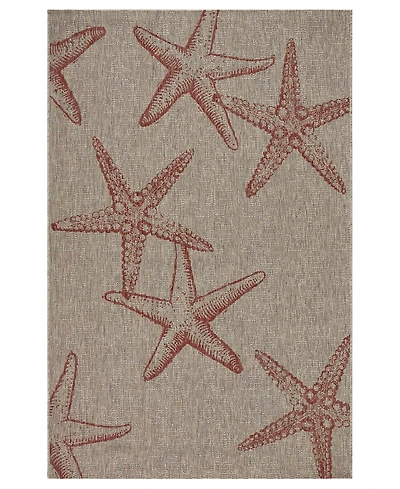 Closeout! Lr Home Nassau NASS810D 7'9" x 9'5" Outdoor Area Rug