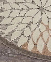 Nourison Home Aloha ALH05 7'10" x Round Outdoor Area Rug