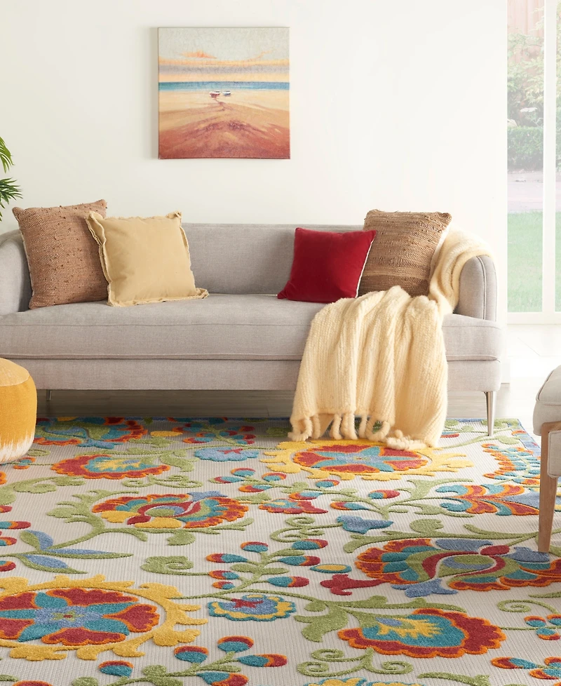 Nourison Home Aloha ALH17 7' x 10' Outdoor Area Rug