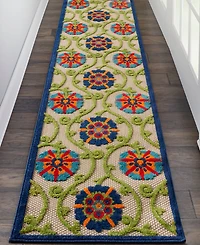 Nourison Home Aloha ALH19 2'3" x 8' Runner Rug