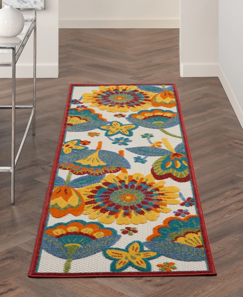 Nourison Home Aloha ALH25 2' x 6' Runner Rug