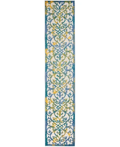 Nourison Home Aloha ALH21 2'3" x 10' Runner Rug