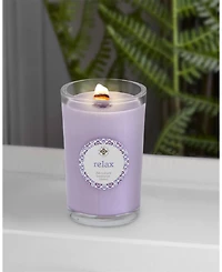 Seeking Balance Relax Geranium Lavender Spa Jar Candle, 8 oz