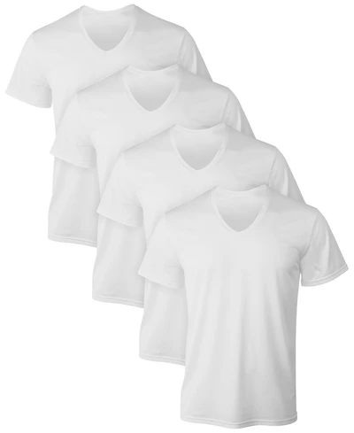 Hanes Men's X-Temp V-Neck Mesh T-Shirts - 4-pk.