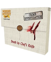 University Games Mystery Party Case Files - Death by Chef's Knife Puzzle Set, 52 Piece