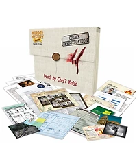 University Games Mystery Party Case Files - Death by Chef's Knife Puzzle Set, 52 Piece