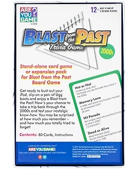 Areyougame Blast From The Past Trivia Game - 2000s Expansion Set, 81 Piece