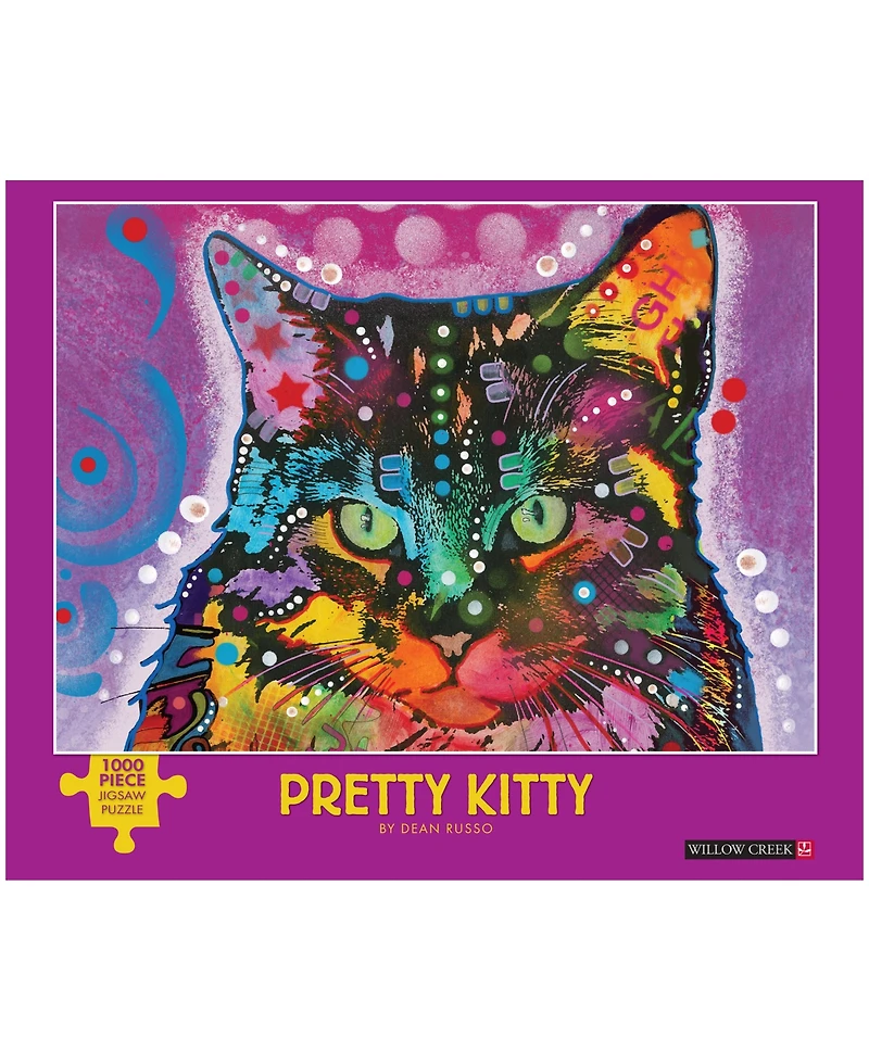 Willow Creek Press Dean Russo - Pretty Kitty Puzzle Set, 1000 Piece